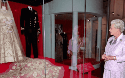 Queen Elizabeth Wore Damask Brocade