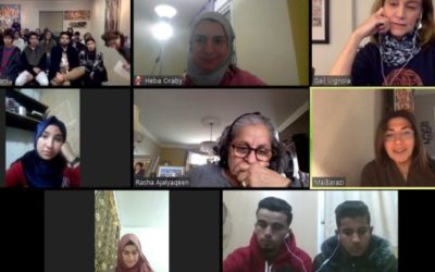 Project Turquoise Youth reunite with Zaatari youth online